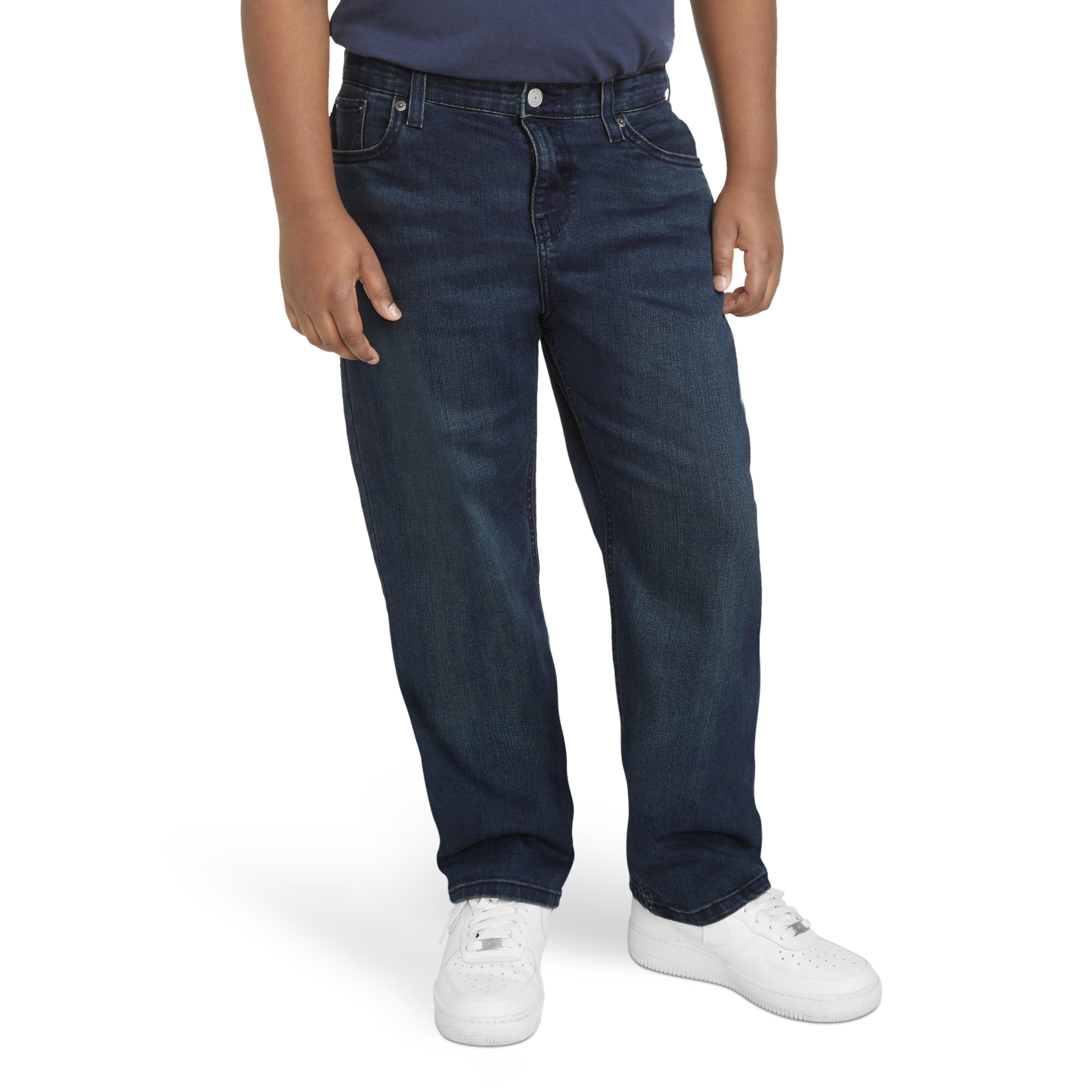 Levi's Big Boys' 514 Straight Fit Dark Blue Wash Denim Jeans - DK BLUE